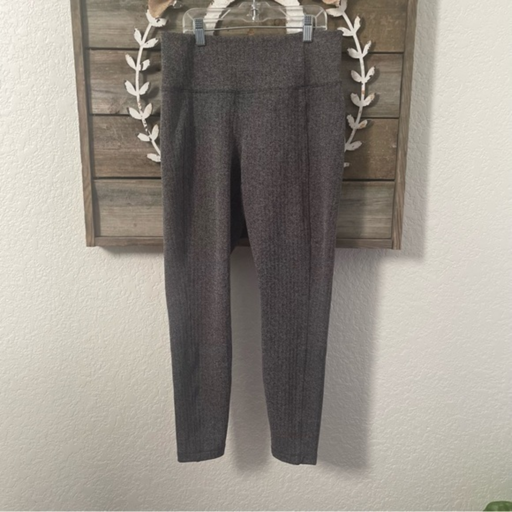 Athleta Delancey herringbone tight leggings ladies size M